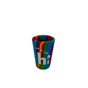 HAWAII Silipint Unique Silicone 1.5 Oz Drinking Shot Glass Soft Tie Dye
